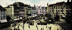 Blick auf den Spittelmarkt in der Vorkriegszeit
