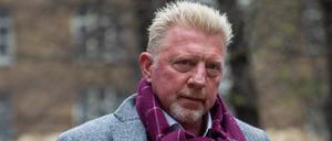 Boris Becker, ehemaliger Tennis-Profi aus Deutschland bei einem Gerichtstermin.