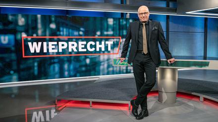 Im Oktober 2021 gestartet: das politische Gesprächsformat „Wieprecht“ im RBB-Fernsehen.