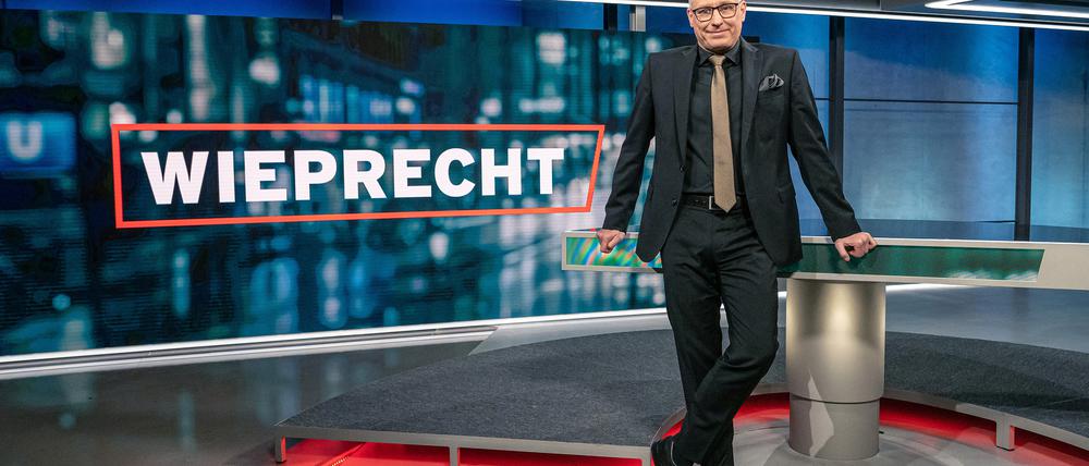 Im Oktober 2021 gestartet: das politische Gesprächsformat „Wieprecht“ im RBB-Fernsehen.