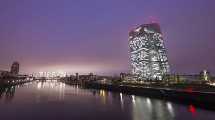 Die Europäische Zentralbank in Frankfurt am Main.