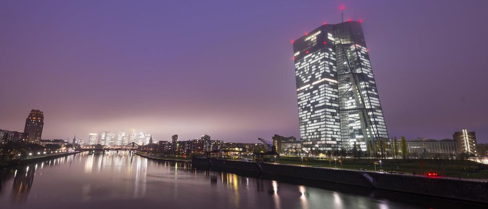 Die Europäische Zentralbank in Frankfurt am Main.