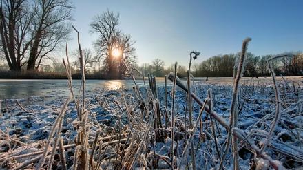 Die Feuerwehr Potsdam warnt vor dem Betreten der Eisflächen.