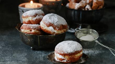 Gehaltvoller Luxus. Es gibt viele verschiedene Füllungen für die Pfannkuchen.