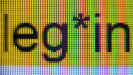 Das so genannte „Gender-Sternchen“. 