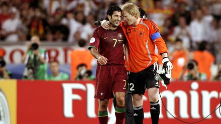 Dem kleinen Finale fehlt der heilige Ernst des richtigen Endspiels. Es bringt selbst jemanden wie Oliver Kahn (r.) zum Lachen.