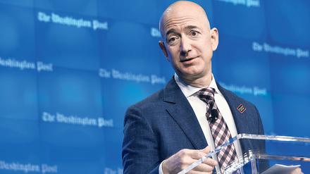 „Washington Post“-Eigentümer Jeff Bezos, hier bei einem Auftritt bei seiner Zeitung im Jahr 2016. 