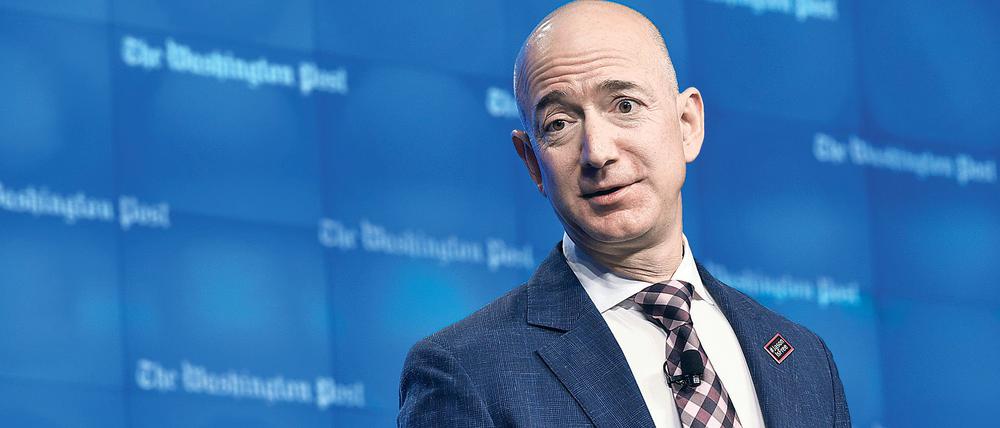 „Washington Post“-Eigentümer Jeff Bezos, hier bei einem Auftritt bei seiner Zeitung im Jahr 2016.
