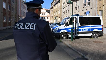 Polizei im Einsatz. (Symbolbild)