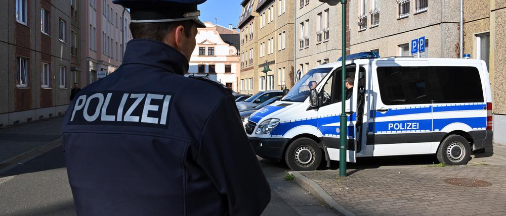 Polizei im Einsatz. (Symbolbild)