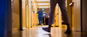 Der Gang der Intensivstation der Kinderklinik des St. Joseph-Krankenhauses in Berlin.