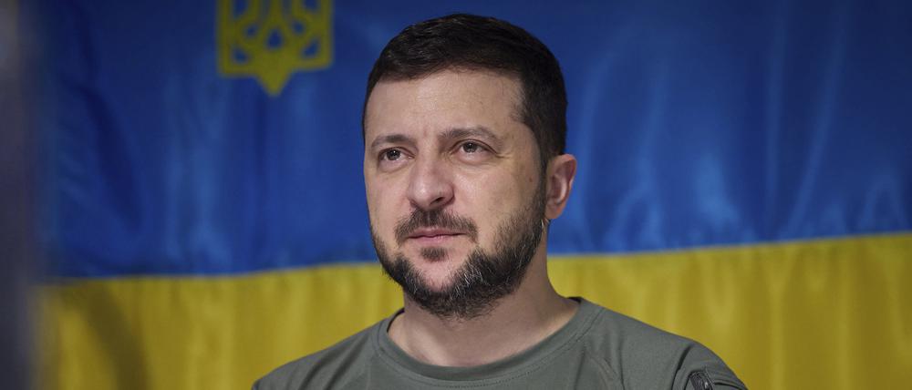 Wolodymyr Selenskyj ist Präsident der Ukraine.