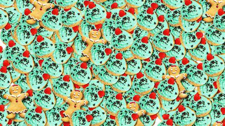 Kekse! Lebkuchen! Dauert keine zehn Minuten, dann liegen da nur noch Krümel.