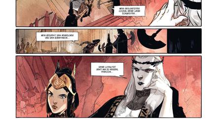 Eine Seite aus „Elric“.