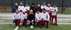 Das Ü-70 Team von Lichtenberg 47 lässt sich auch nicht bei Kälte aufhalten.