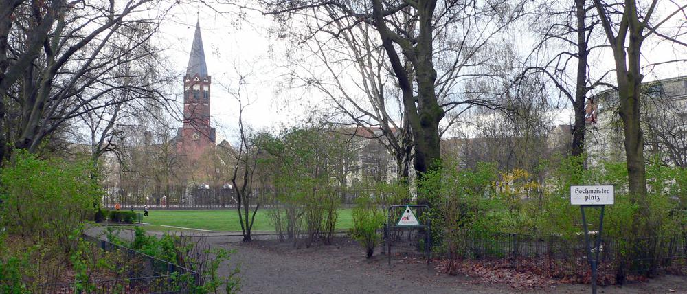 Der Hochmeisterplatz in Berlin-Wilmersdorf.