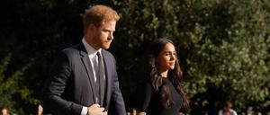 Der britische Prinz Harry, Herzog von Sussex, und seine Frau Meghan, Herzogin von Sussex.