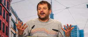 Werner Graf, Fraktionschef der Grünen, auf einem Parteitag.