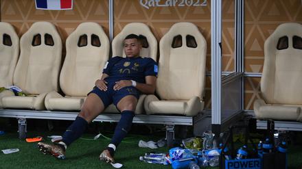 Kylian Mbpappé trauerte trotz seiner Finaltreffer.