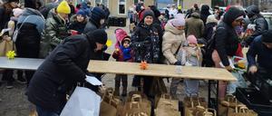 Großer Andrang bei der Adventsfeier der Potsdamer Tafel.