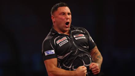 Gerwyn Price inszeniert sich gerne, kommt damit aber nicht besonders gut an.
