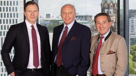 Die Bauwert-Führungsriege (v.l.n.r.): Daniel Herrmann, Jürgen Leibfried und Michael Staudinger.