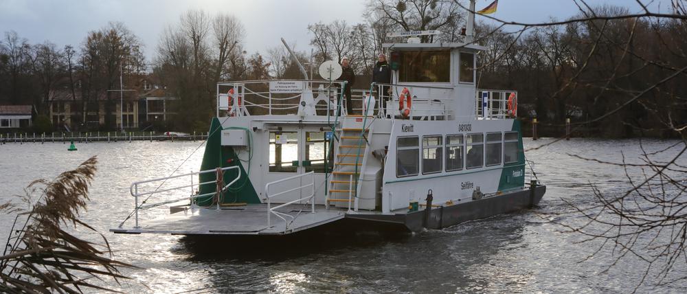 Potsdams einzige Fähre soll ab Freitag wieder fahren.