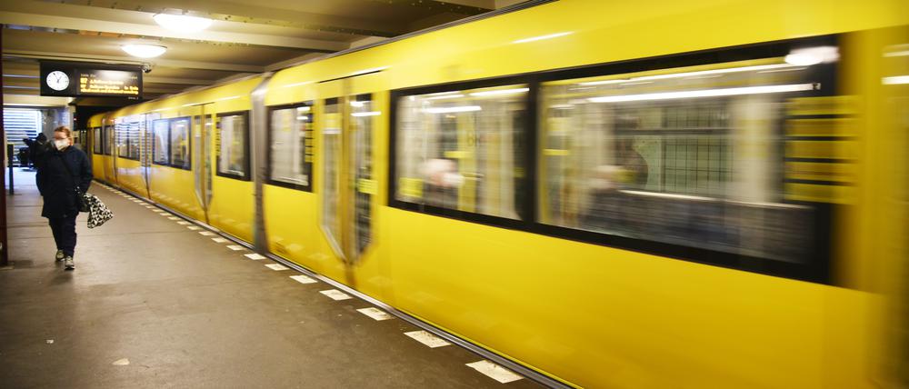 Ein U-Bahnhof in Berlin