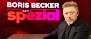 Ex-Tennisstar Boris Becker gab ein Exklusiv-Interview bei Sat.1.