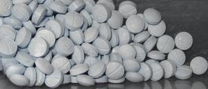 Dieses Bild, des «U.S. Attorneys Office for Utah» zeigt gefälschte, mit Fentanyl gestreckte Oxycodon-Pillen.