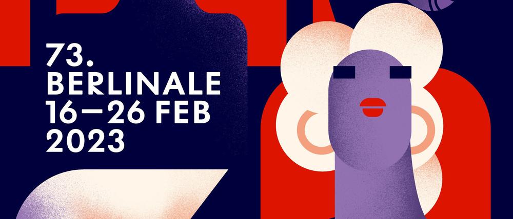 Berlinale-Plakatmotiv 2023, von der Berliner Designerin Claudia Schramke