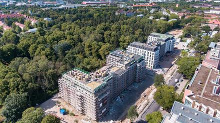 Das Bauprojekt Neumarien der BUWOG in Neukölln.