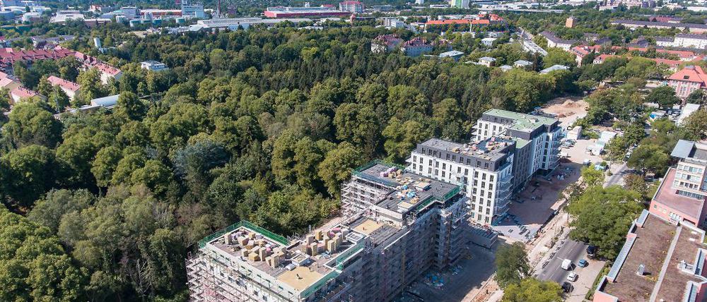 Das Bauprojekt Neumarien der BUWOG in Neukölln.