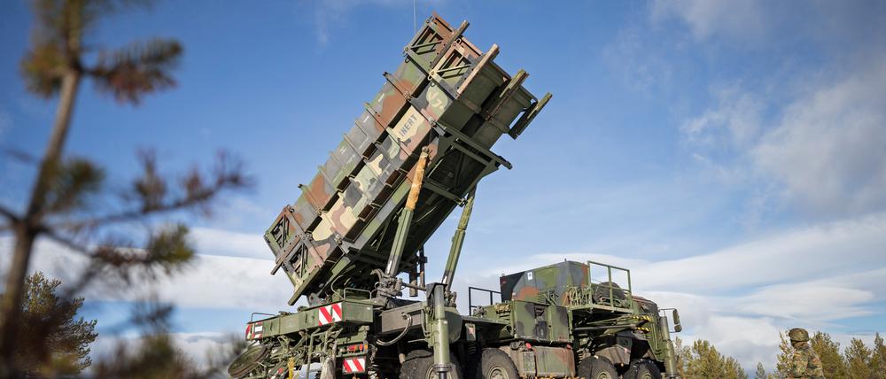Ein Patriot Startgerät steht in Stellung bei Rena/Norwegen im Rahmen der NATO-Großübung Trident Juncture 2018, am 25.10.2018. ©Bundeswehr/Kevin Schrief