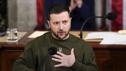 Der ukrainische Präsident Wolodymyr Selenskyj (Archivbild). 