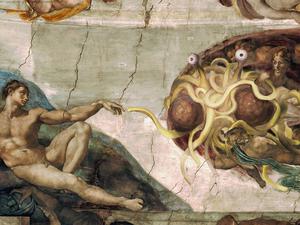 Schwere Erreichbarkeit. Spaghetti sind eine Herausforderung, die man lieber in vertrauter Runde genießt.