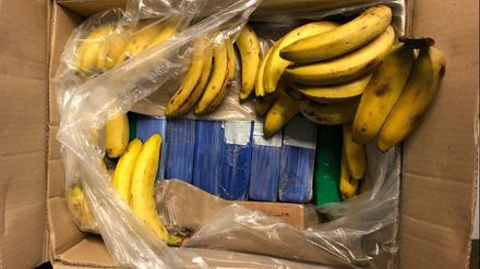 Die Bananenkisten dienen nicht zum ersten Mal als Tarnung für das weiße Pulver.