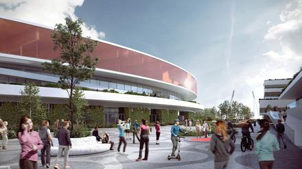 So soll das neue Stadion im Jahn-Sportpark aussehen.