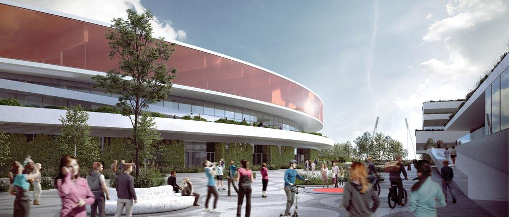 So soll das neue Stadion im Jahn-Sportpark aussehen.