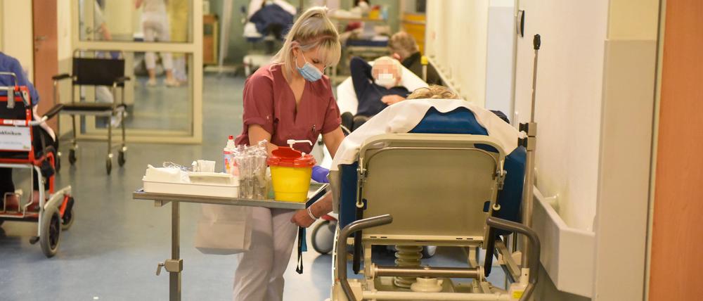 Leipzig: Die Notaufnahme der Uniklinik.