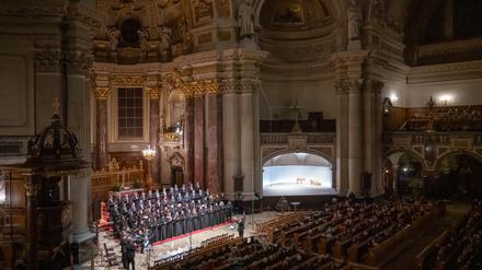 Der Berliner Rundfunkchor und Kyiv Brass im Berliner Dom