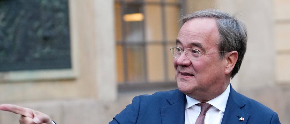 Armin Laschet bei der Eröffnungsveranstaltung der Bundeskanzler Helmut Kohl Stiftung am 29. September 2022.