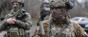 Russische Soldaten in der Region Saporischschja