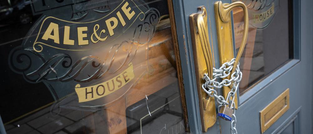 Ein geschlossener Pub