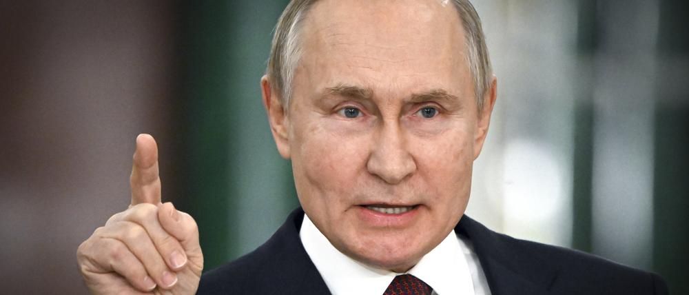 Der russische Präsident: Wladimir Putin.