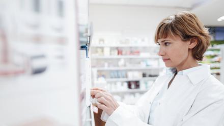 Eine Apothekerin.