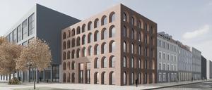 Entwurf mit überraschendem Design für Areal neben der Stadt- und Landesbibliothek.