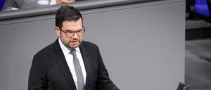 Bundesjustizminister Marco Buschmann (FDP) während einer Bundestagssitzung im Dezember. 
