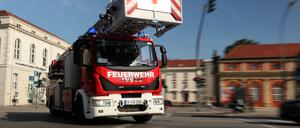 Feuerwehr im Einsatz.