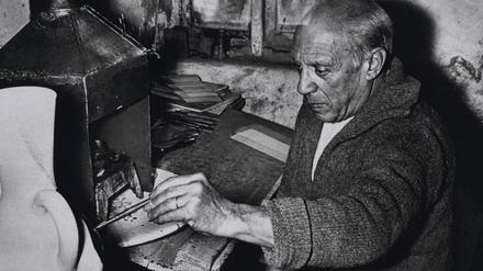 PABLO RUIZ PICASSO (Geboren am 25. Oktober 1881 in Malaga, Spanien; Starb am 8. April 1973 in Mougins, Frankreich).